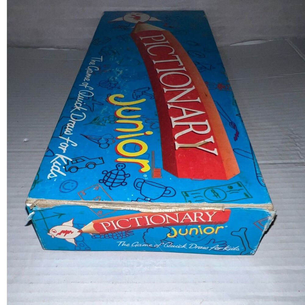 Pictionary Junior Complete 1999 Classic Drawing Board Game Children New Sealed - Picture 4 of 5